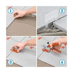 400 piezas de cuñas reutilizables para sistema de_5