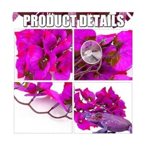 6 plantas de reptiles artificiales reptiles terrario hojas_3