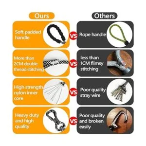 NTR Correa para perro 5 pies 10 pies 15 pies 20 pies_5