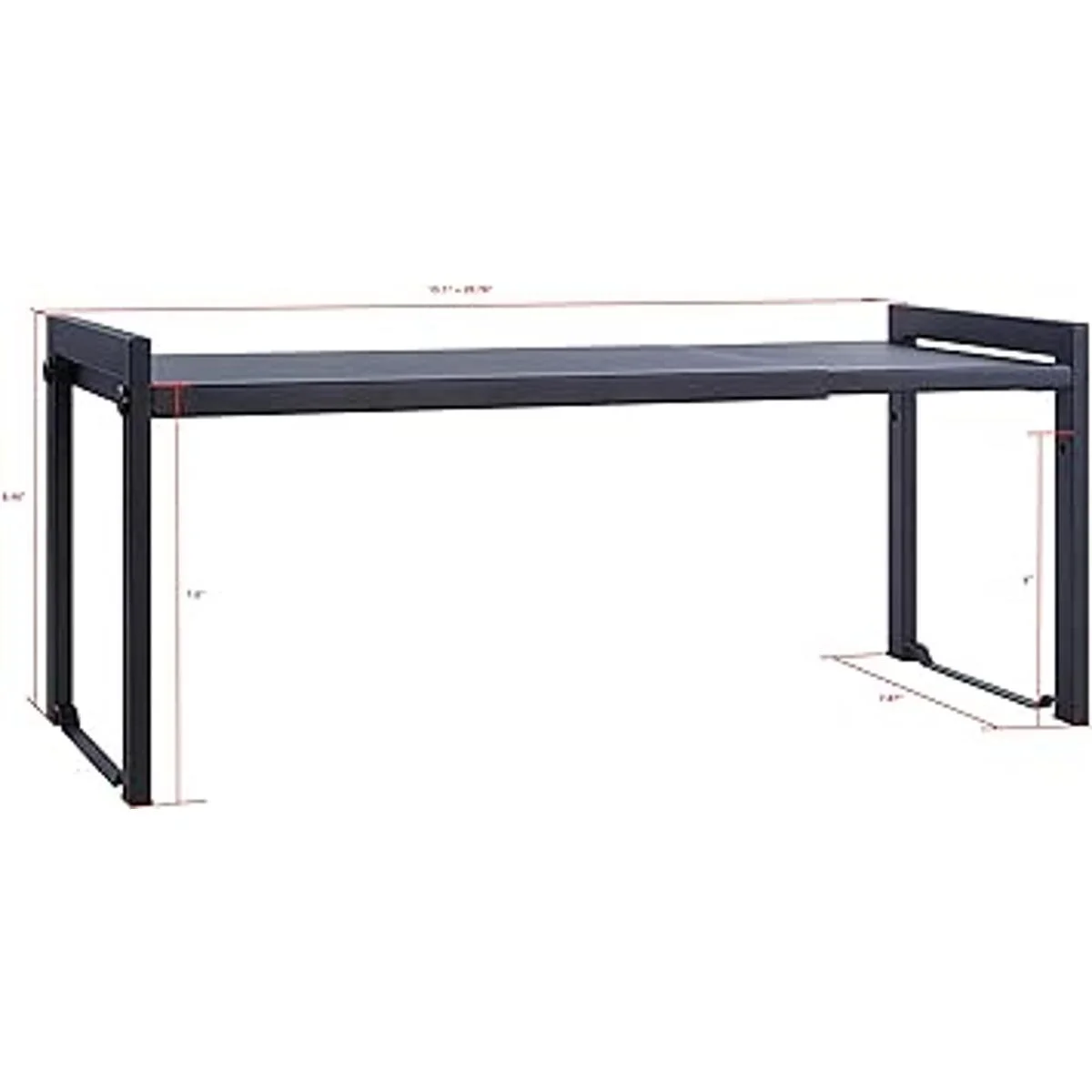 SunnyPoint Estante de almacenamiento expandible para_5