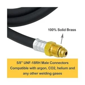Manguera de medidor de flujo de soldadura de gas inerte_4