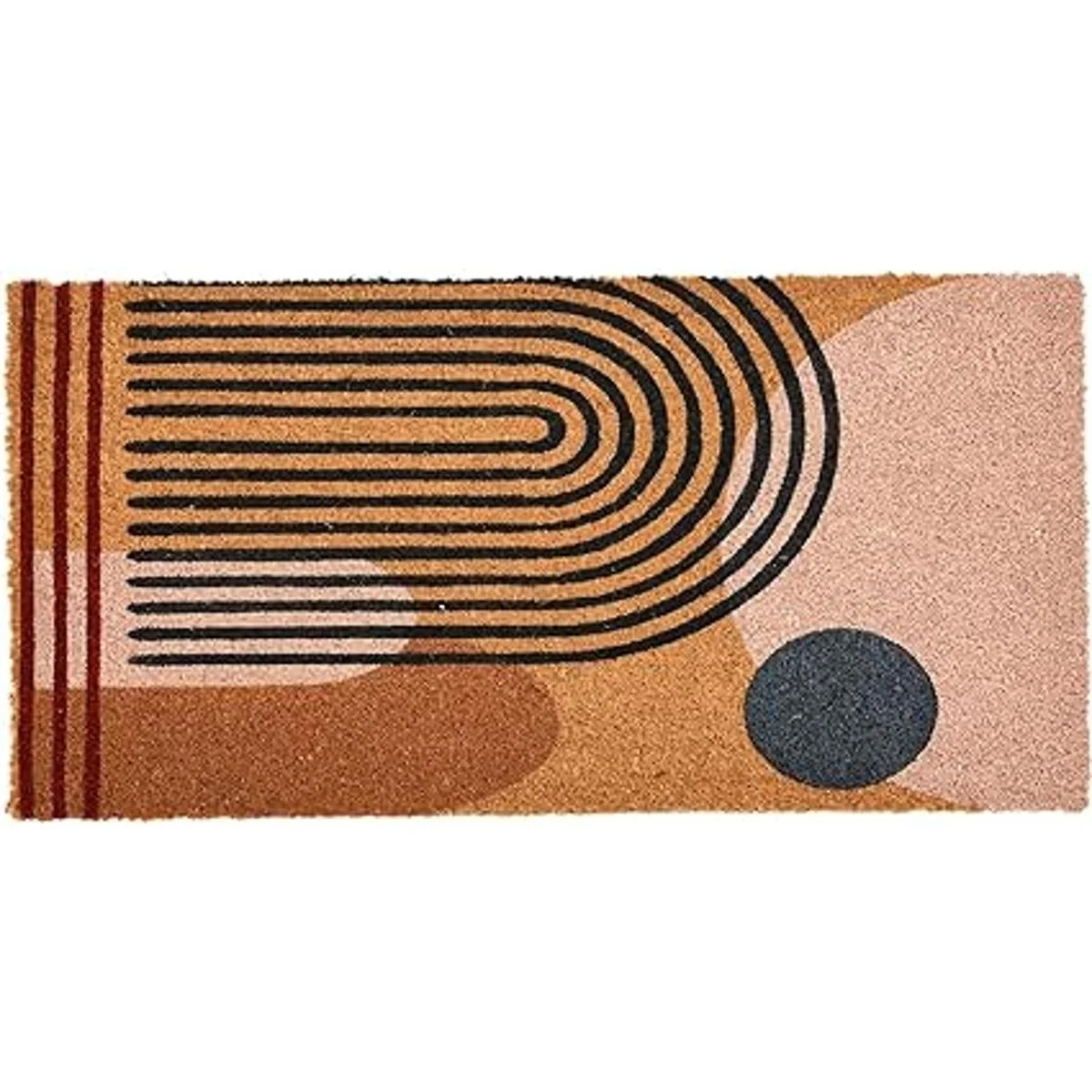 Main Mesa Felpudo geométrico de fibra de coco_1