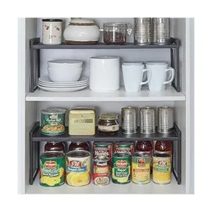 SunnyPoint Estante de almacenamiento expandible para_3