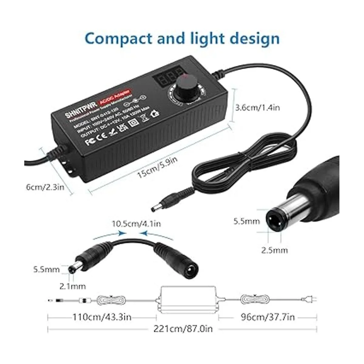 SHNITPWR Fuente de alimentación de 4 V 12 V 10 A 120 W_3