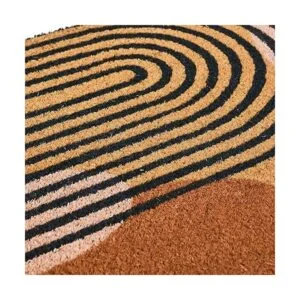 Main Mesa Felpudo geométrico de fibra de coco_7