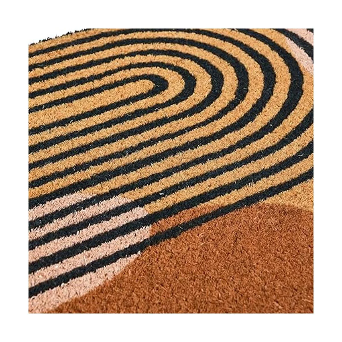 Main Mesa Felpudo geométrico de fibra de coco_7