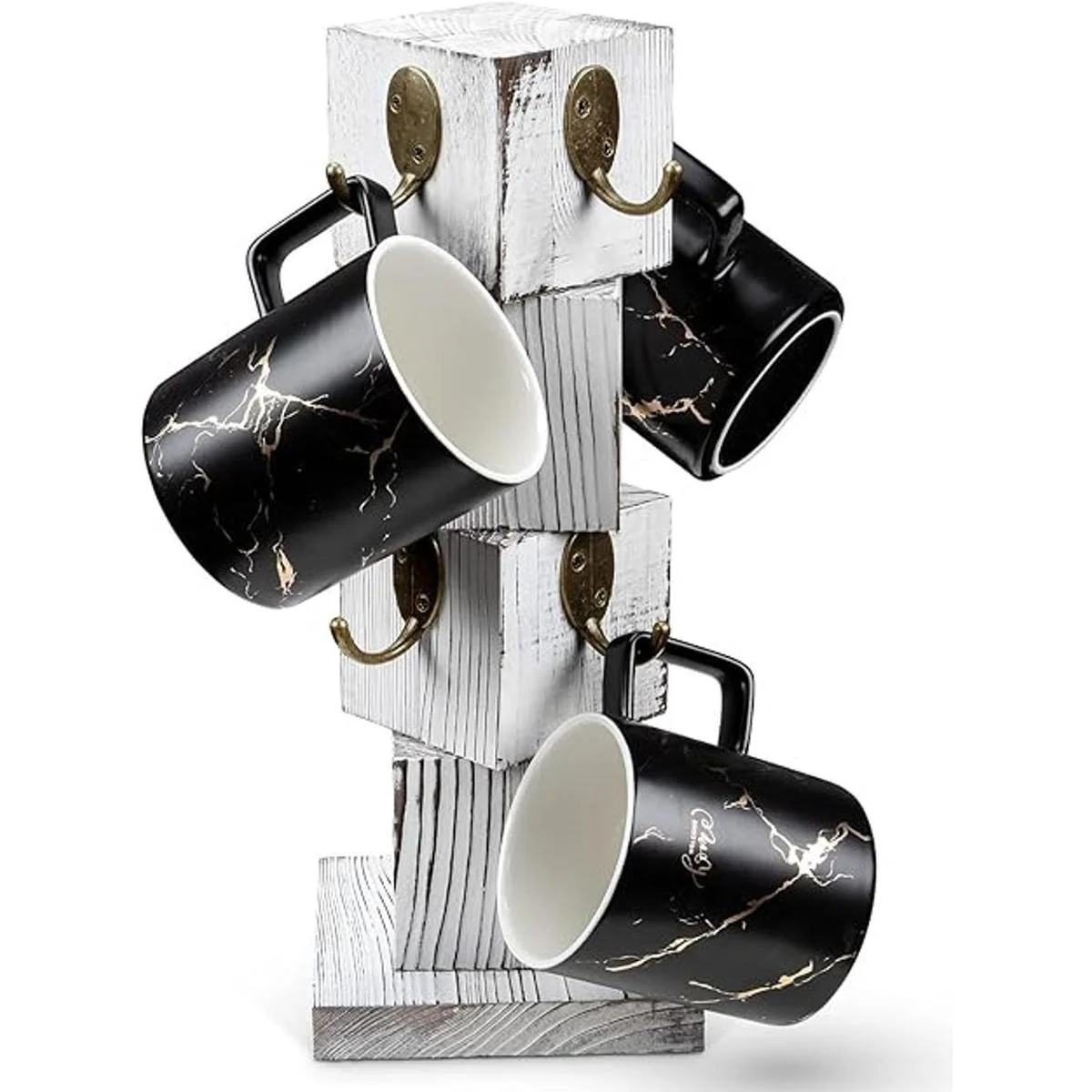 PUERSI Soporte para tazas de café para mostrador árbol_1