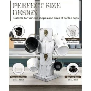 PUERSI Soporte para tazas de café para mostrador árbol_5