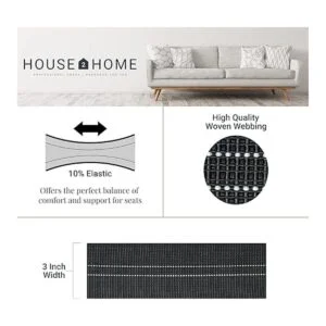 House2Home Juego de correas de cinturón de goma 3.0 in_3