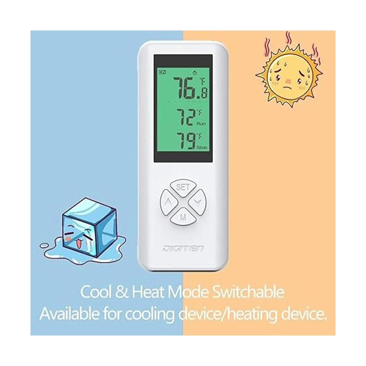 DIGITEN Termostato inalámbrico enchufable controlador de_6