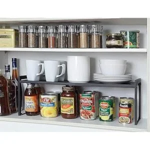 SunnyPoint Estante de almacenamiento expandible para_2