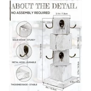 PUERSI Soporte para tazas de café para mostrador árbol_3