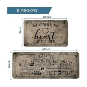 Artoid Mode Kitchen Quotes Juego de 2 alfombrillas de_3