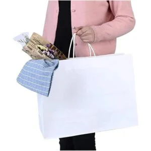 Ronvir Bolsas de regalo de 16 x 6 x 12 pulgadas 50 bolsas_4