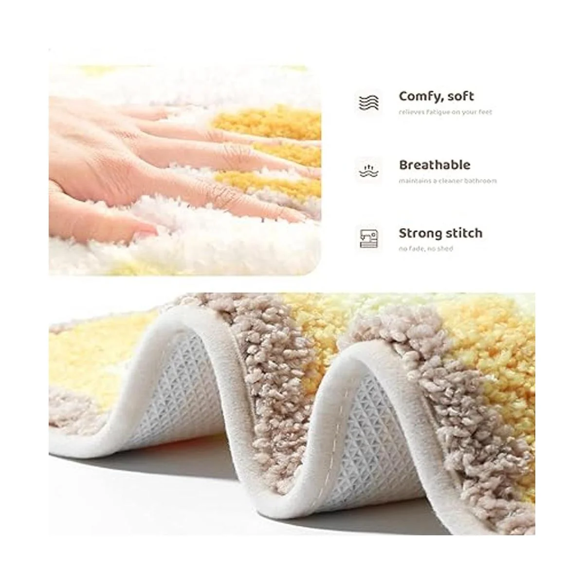 Toast Alfombra de baño antideslizante de 19.6 x 31.4_5