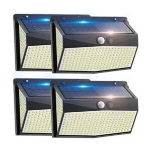 318 luces LED solares para exteriores sensor de_1