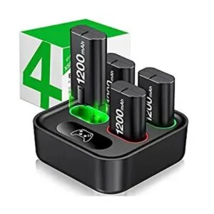 Cargador para Xbox One Controller Battery Pack con 4 x_1