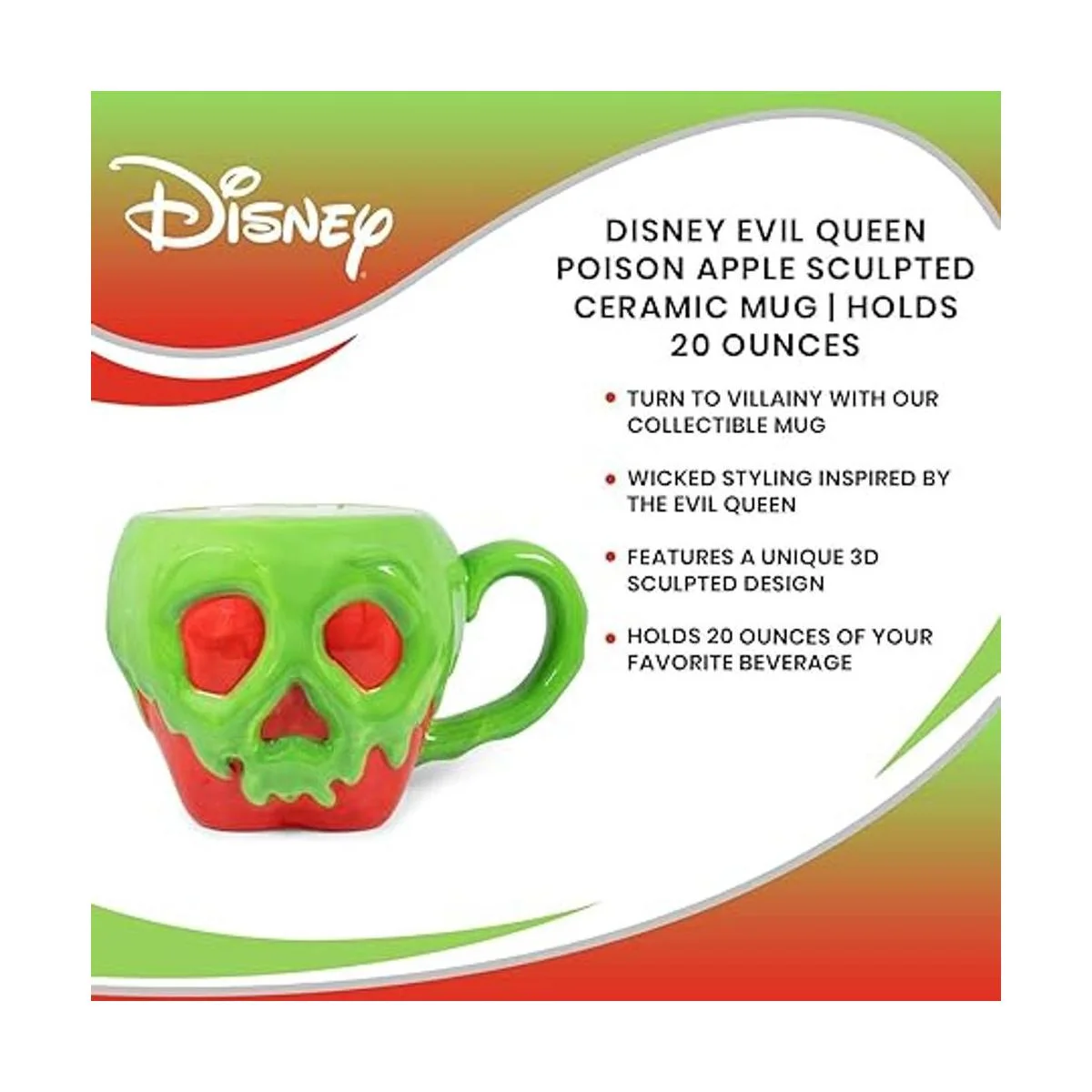 Evil Queen Taza de café de cerámica esculpida por_7