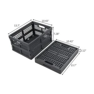 Yarebest Juego de 3 cajas plegables de 15 litros para_2