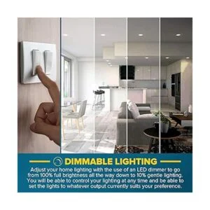 Sunperian Juego de 6 bombillas LED BR20 6 W 50 W 3000_3