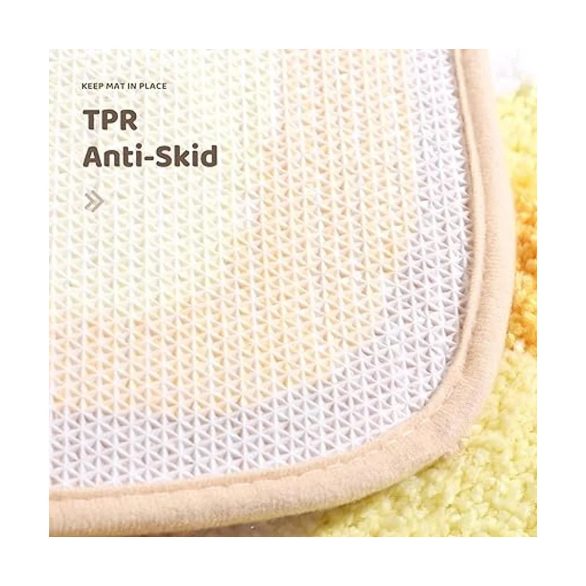 Toast Alfombra de baño antideslizante de 19.6 x 31.4_6