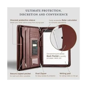 COSSINI Portafolio de negocios premium con cremallera_3