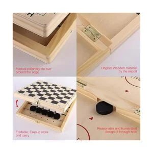 Juego Sling Puck Game Juego de damas de ajedrez Juego de_3