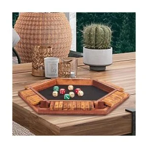 AMEROUS Juego mejorado de dados de 1 a 6 jugadores juego_7