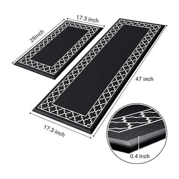 LuxStep Juego de 2 alfombrillas antifatiga alfombras de_2