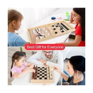 Juego Sling Puck Game Juego de damas de ajedrez Juego de_6