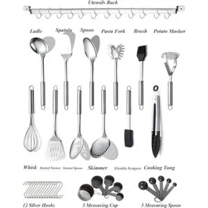 Berglander Juego de utensilios de cocina de 38 piezas_2