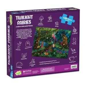 Peaceable Kingdom Rompecabezas de hadas crepúsculo 100_2