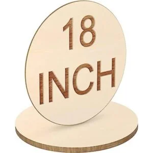 Círculos redondos de madera de 18 pulgadas círculos de_1