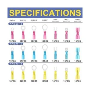 haisstronica 280 conectores de alambre termorretráctil de_2