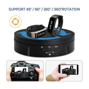 Soporte de exhibición giratorio de fotografía motorizada_2