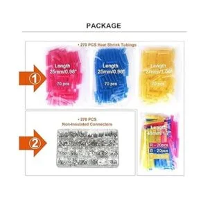 RockDIG Kit surtido de 540 conectores de cable_2