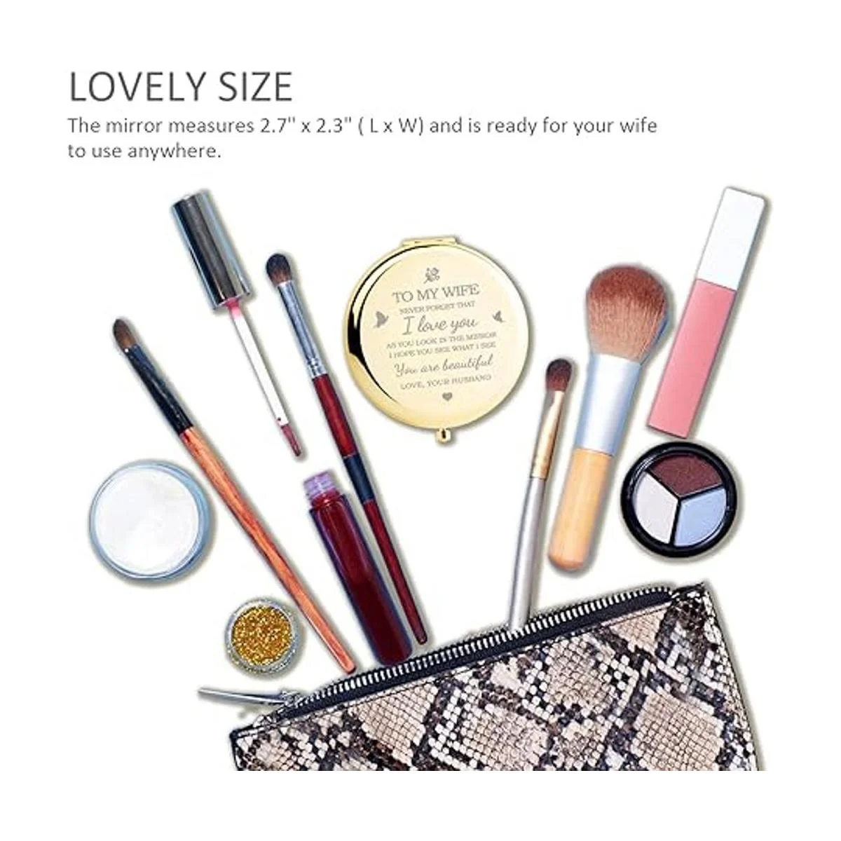 Regalos para esposa regalo de esposa espejo compacto_4
