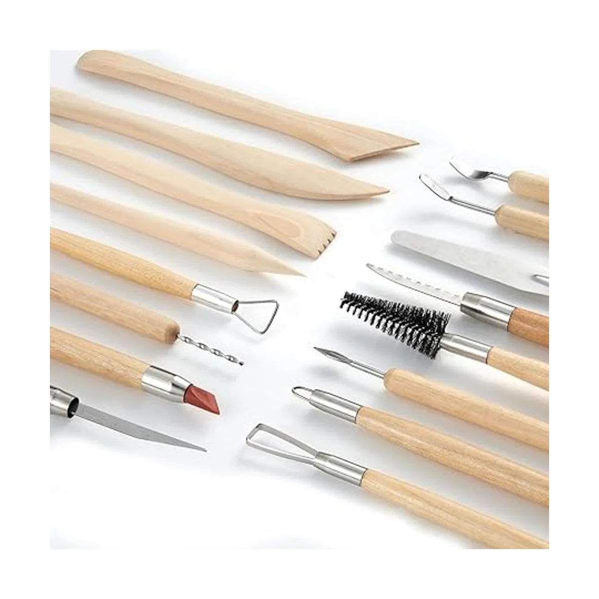 TEMONTIAN Herramientas de escultura de arcilla de_4