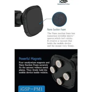 iGoSmartPro Soporte magnético de ventilación de aire para_2