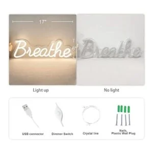 DIVATLA Letrero de neón para pared funciona con USB_6