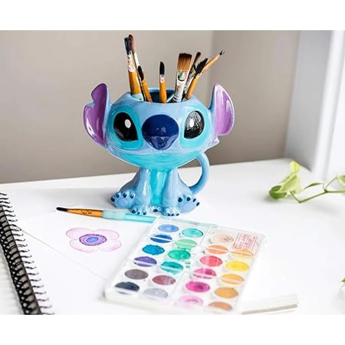 Disney Lilo Stitch Taza de café de cerámica esculpida_5