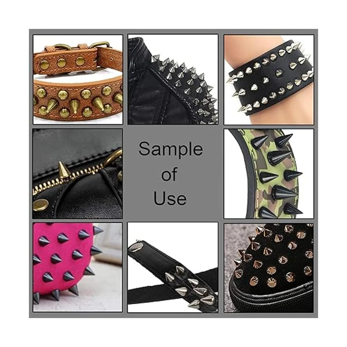 YORANYO Juego de 270 puntas y tachuelas de forma mixta de_7