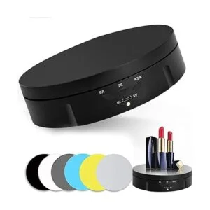 Soporte de exhibición giratorio de fotografía motorizada_1