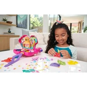 Polly Pocket Mini juguetes juego compacto grande con 2_2