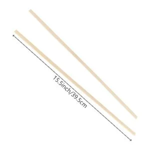 ZEONHEI 500 palitos de bambú natural de 15.7 pulgadas_2