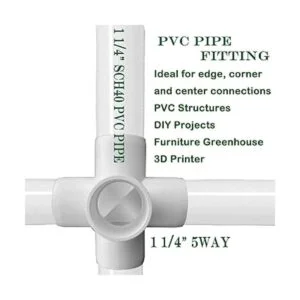 Paquete de 6 accesorios de PVC de 1 14 pulgadas_4