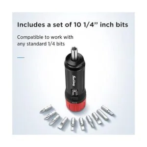 Sanliang Juego de puntas de destornillador de torsión de_3