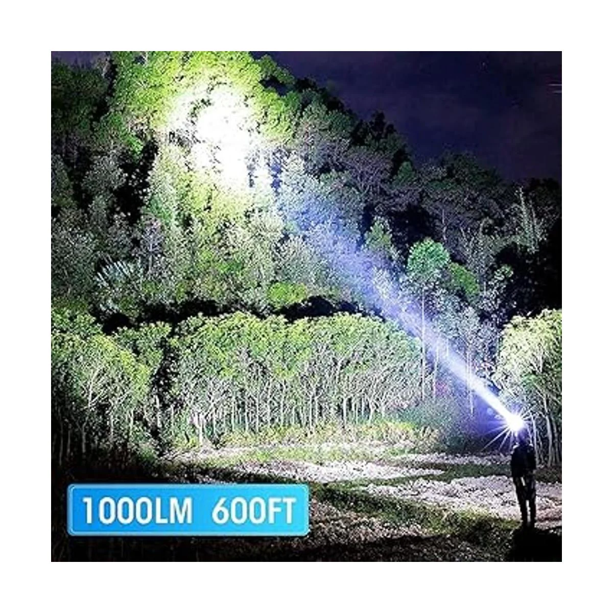 Linterna LED pequeña linterna táctica de 1000 lúmenes_2