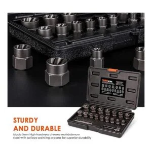 THINKWORK Juego de extractor de pernos juego de 18 piezas_2