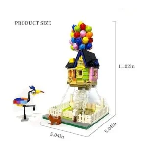 ENJBRICK Up Balloon House Kit de construcción para niños_3